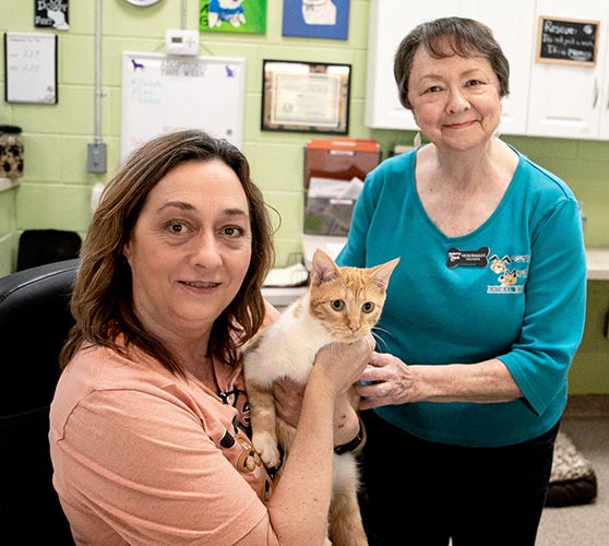 Photo of a reception area
